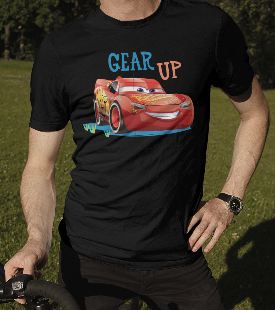 GEAR UP Car 95 Lightning McQueen T-Shirt