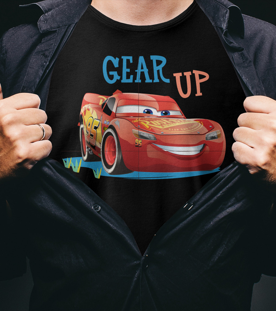 GEAR UP Car 95 Lightning McQueen T-Shirt