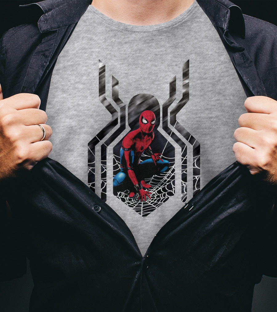 Spider-Man Web Symbol Marvel Comics Hero T-Shirt