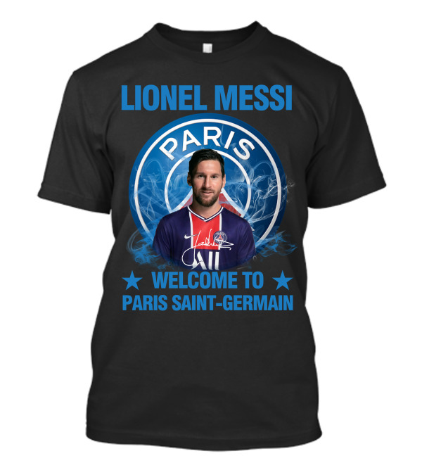 LIONEL MESSI PARIS WELCOME TO PARIS SAINT-GERMAIN T-Shirt