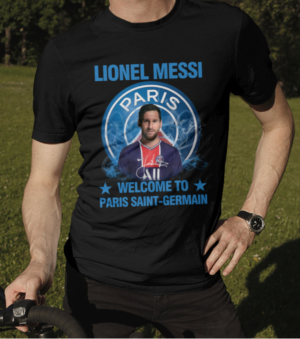 LIONEL MESSI PARIS WELCOME TO PARIS SAINT-GERMAIN T-Shirt