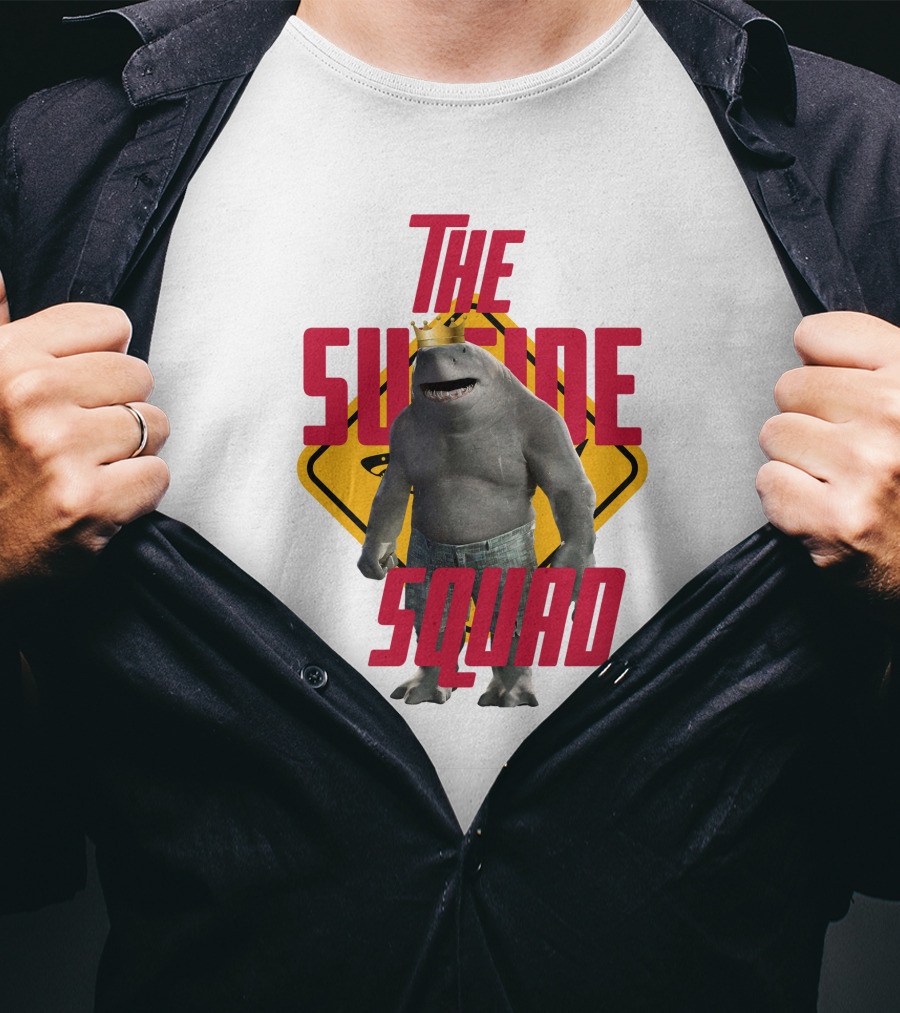 King Shark The Suicide Squad Num Num Movies T-Shirt