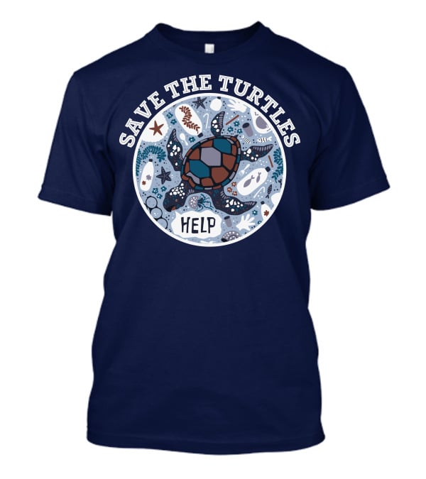 Save The Turtles Help Ocean Animal Rescue Campaign T-Shirt