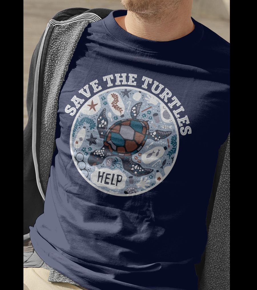 Save The Turtles Help Ocean Animal Rescue Campaign T-Shirt