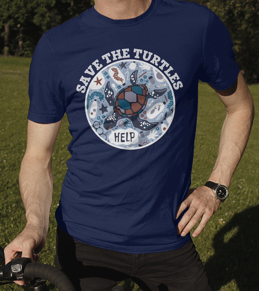 Save The Turtles Help Ocean Animal Rescue Campaign T-Shirt