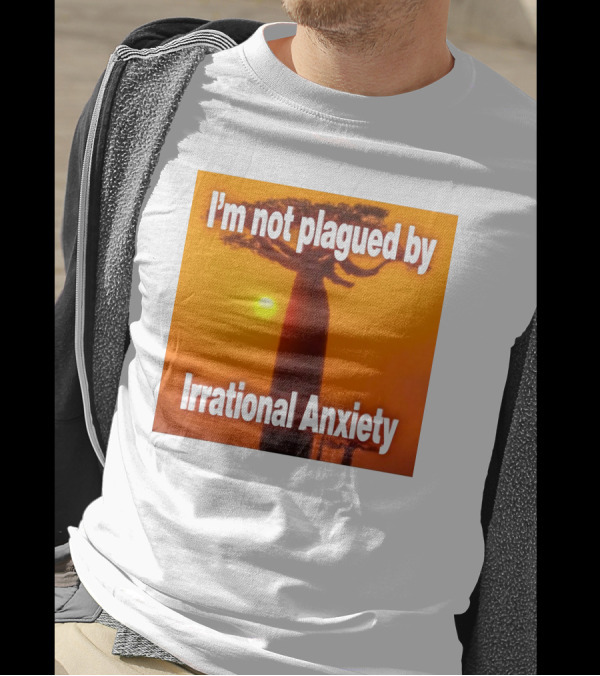 Imbuggyhear Global Self Hypnosis I'm Not Plagued By Irrational Anxiety Baobab Tree Sunset T-Shirt