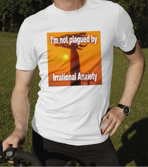 Imbuggyhear Global Self Hypnosis I'm Not Plagued By Irrational Anxiety Baobab Tree Sunset T-Shirt