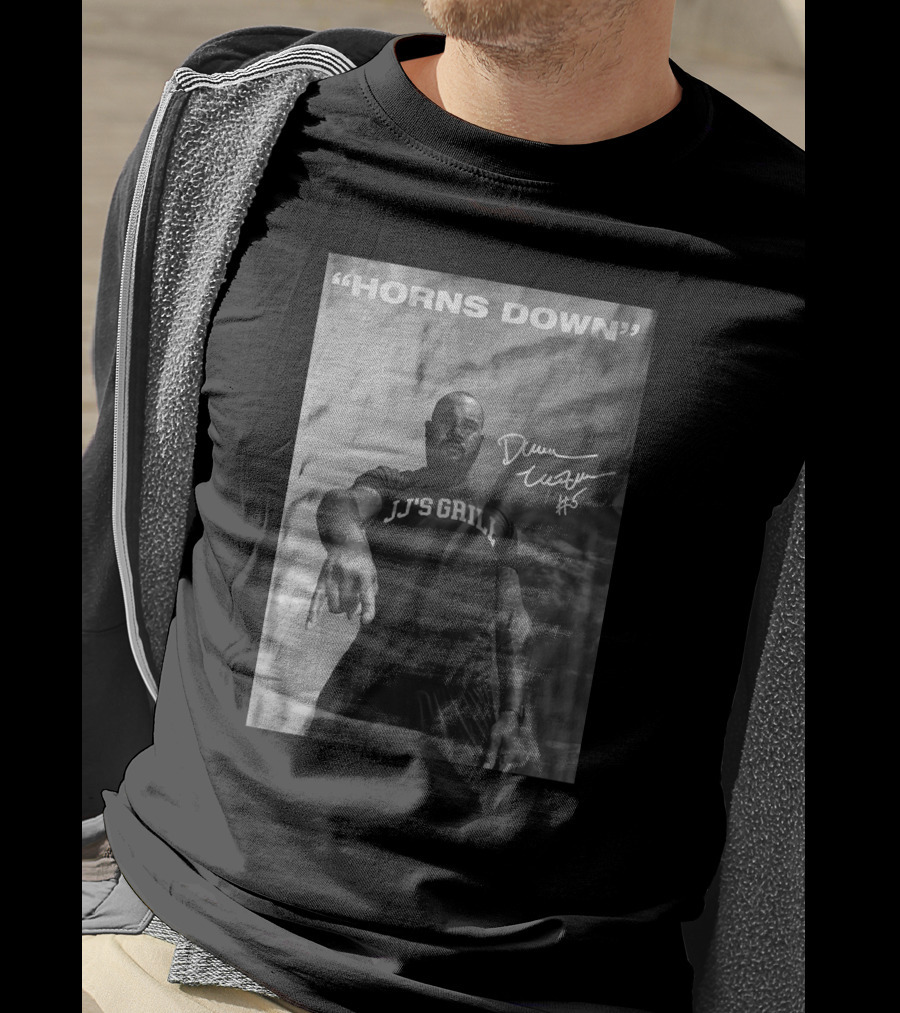 Horns Down Jj's Grill Darren Mcfadden Signed Storenvy T-Shirt
