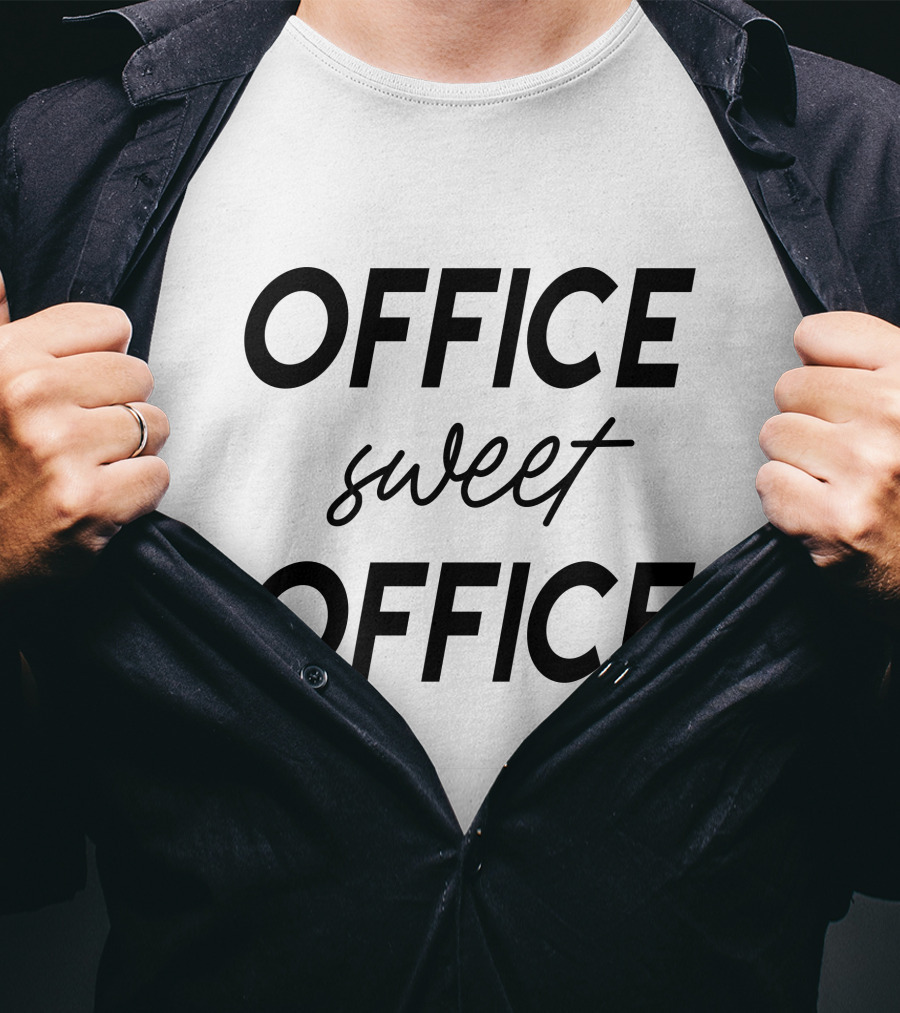 Shirts Of The Times Flower Debate Office Sweet Office T-Shirt