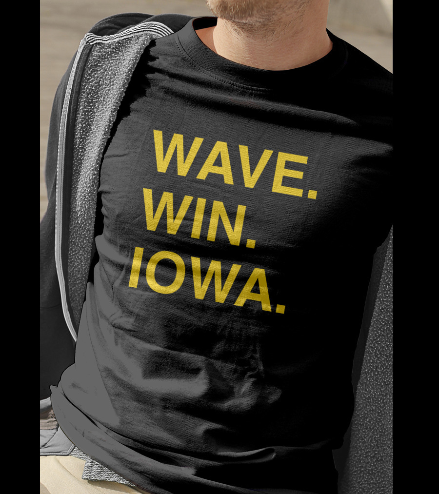 Wave Win Iowa Cody Hills UI Childrens Hawkeyes Obvious Merch T-Shirt