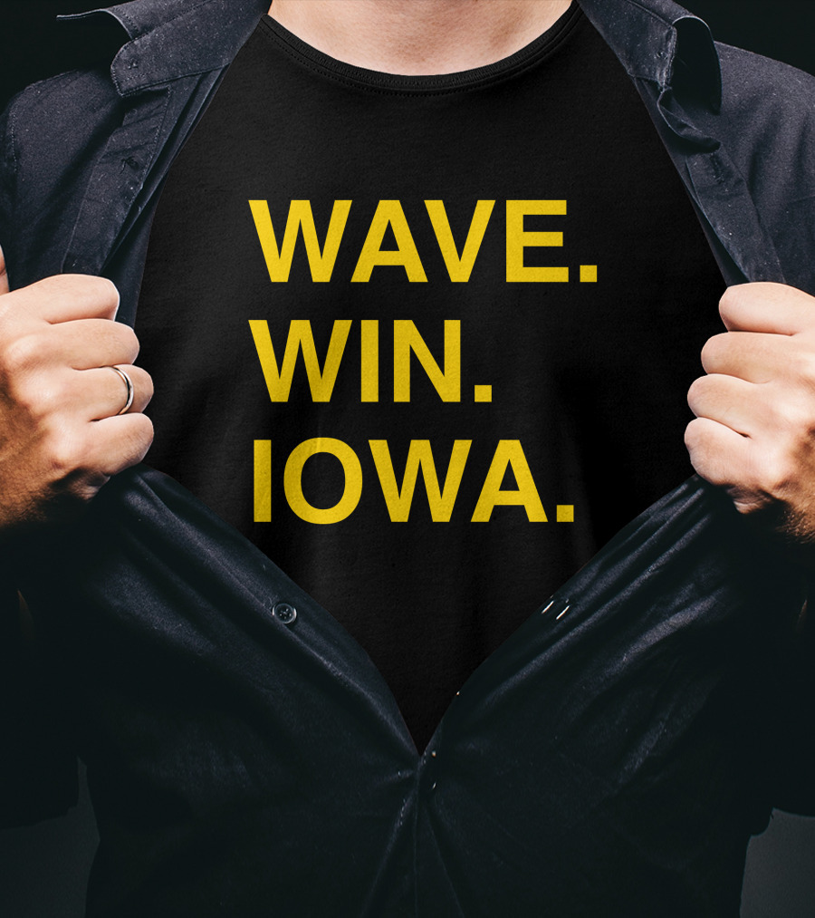 Wave Win Iowa Cody Hills UI Childrens Hawkeyes Obvious Merch T-Shirt