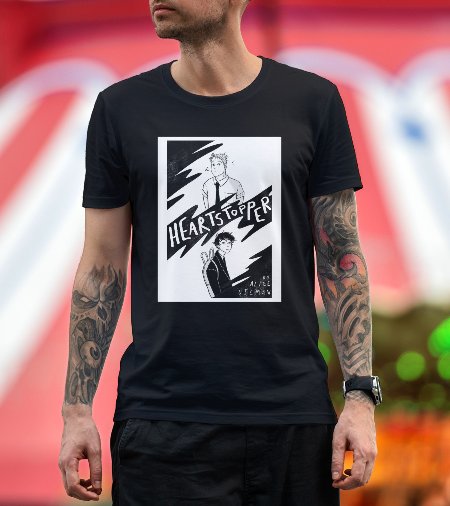Heartstopper by Alice Oseman Solitaire Co UK Frances Janvi3r Graphic Novel Cover T-Shirt