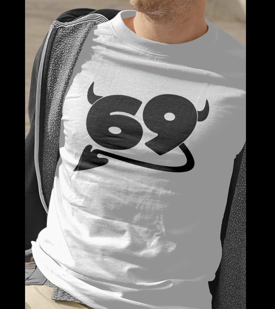 King Princess Merch 69 Devil Graphic White T-Shirt