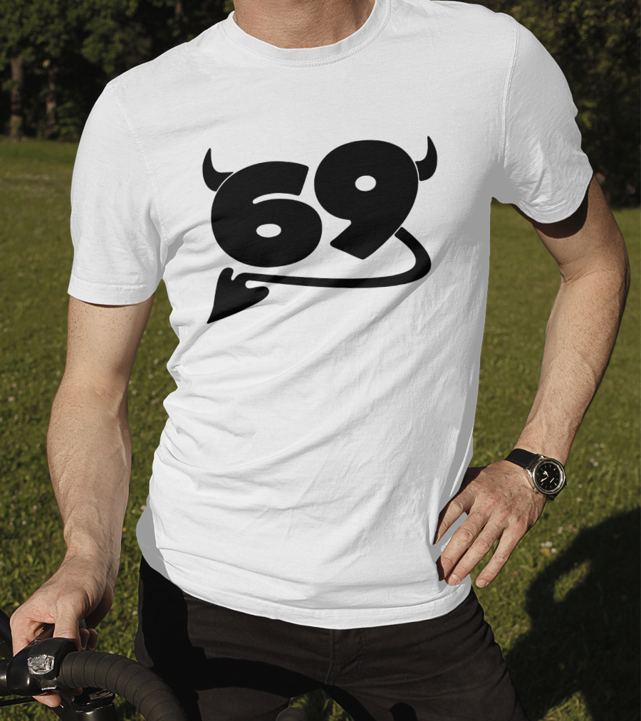 King Princess Merch 69 Devil Graphic White T-Shirt