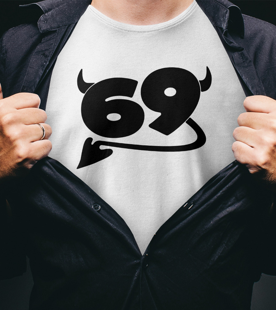 King Princess Merch 69 Devil Graphic White T-Shirt