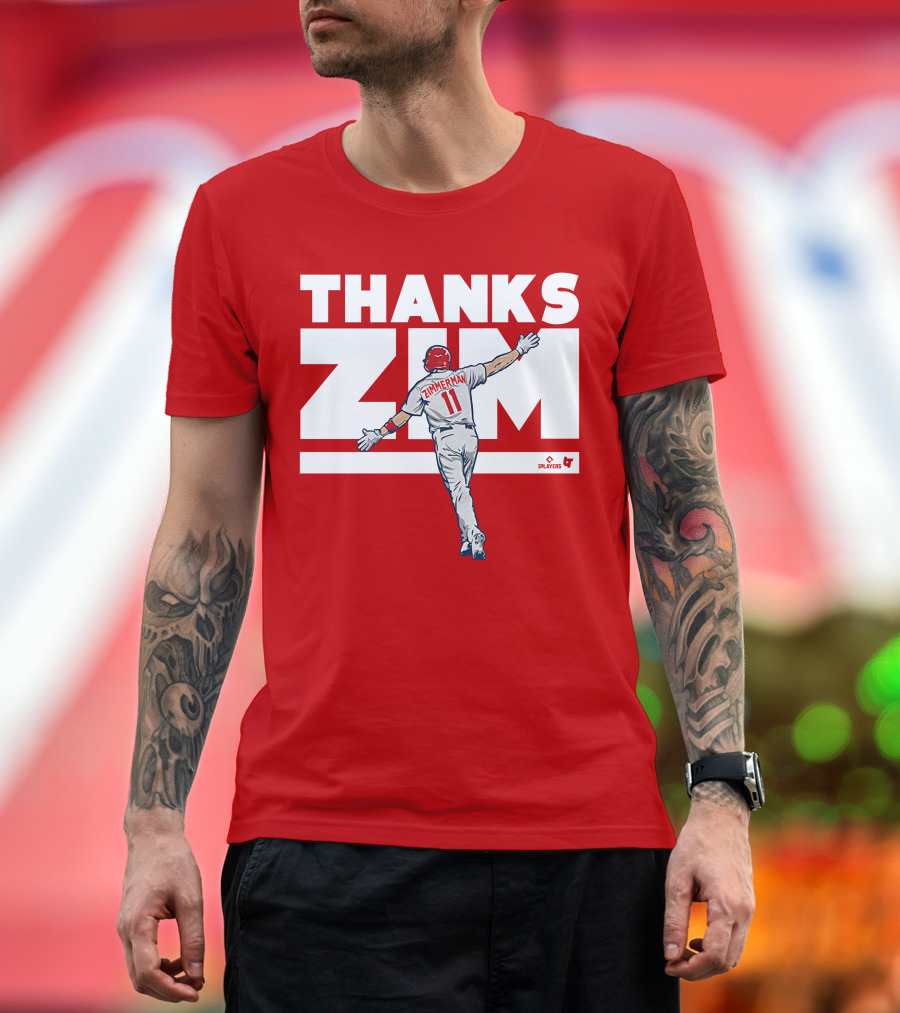 Ryan Zimmerman Thanks Zim Washington Nationals Fans Players Association T-Shirt