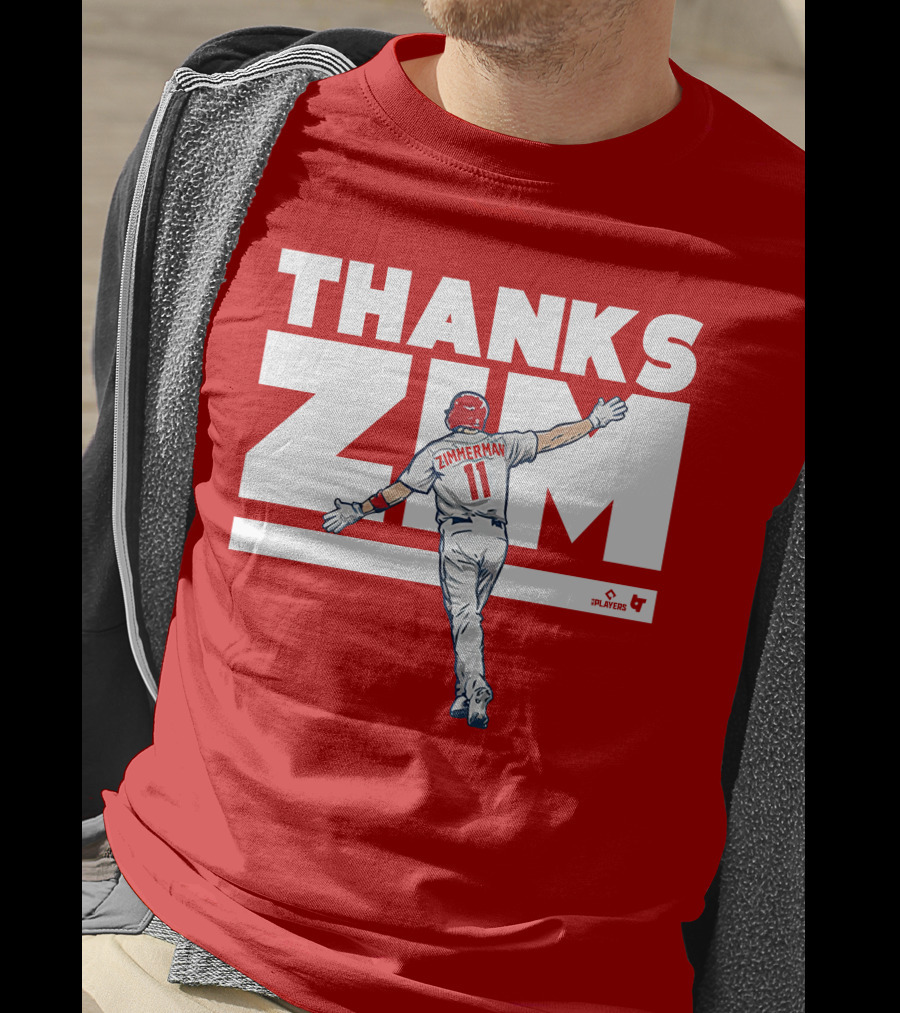 Ryan Zimmerman Thanks Zim Washington Nationals Fans Players Association T-Shirt