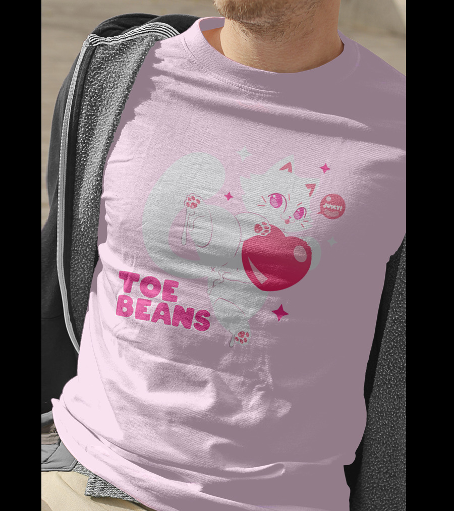 Toe Beans Juicy Cat Candy Heart Kawaii T-Shirt