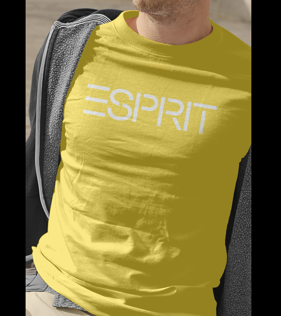 Hbx Store Merch Esprit Yellow Background T-Shirt