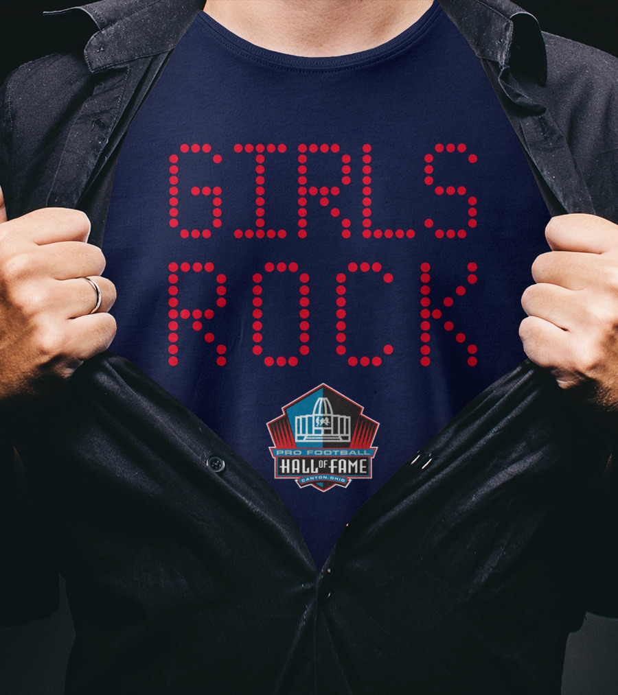 Pro Football Hall Of Fame Girls Rock Youth Merch T-Shirt