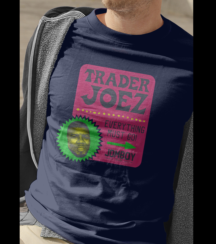 Jomboy Media Shop Trader Joez Everything Must Go Joez McFly Dominican Republic Flag T-Shirt