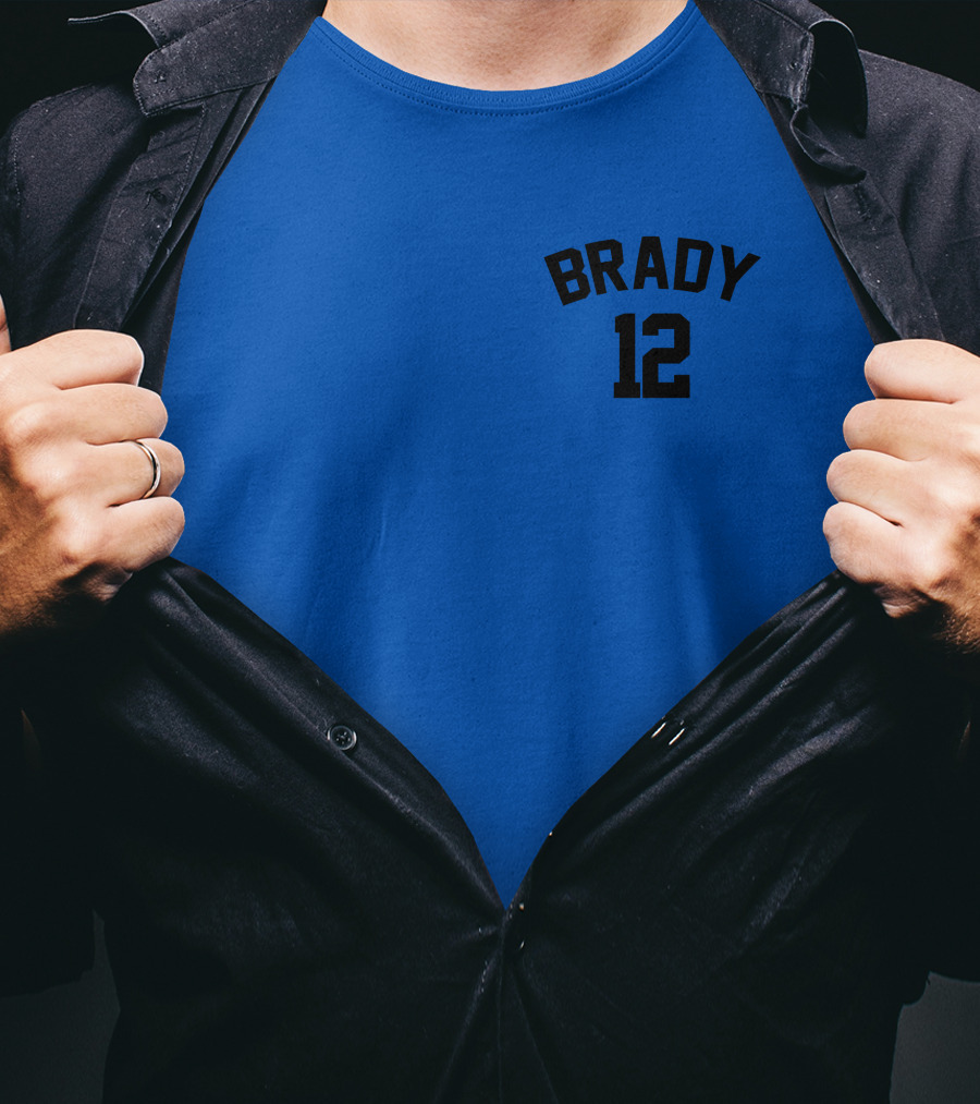 Brady 12 NFL JC Cornell Football Jersey T-Shirt