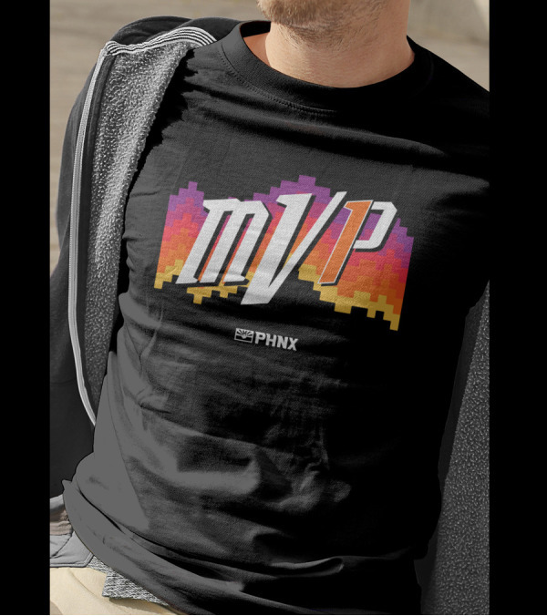 PHNX Locker Store Merchandise MVP 1 Devin Booker Pixel Sunset T-Shirt