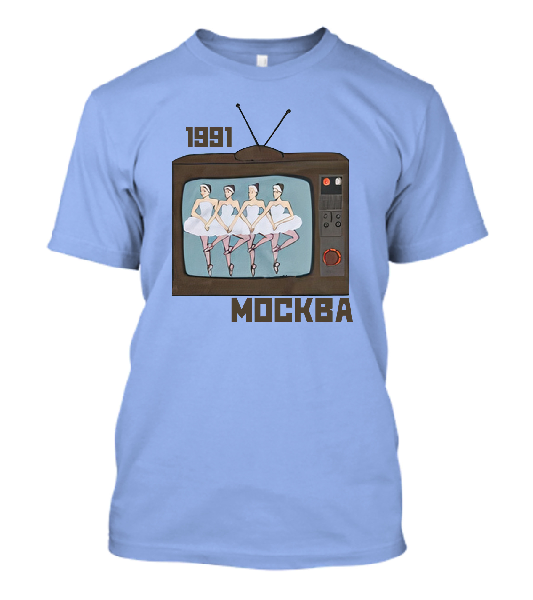 1991 Mockba Soviet TV Ballet Stratonaut Shop T-Shirt