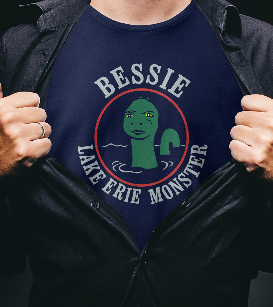 Bessie Lake Erie Monster Homage Store Merch Paula Fett T-Shirt