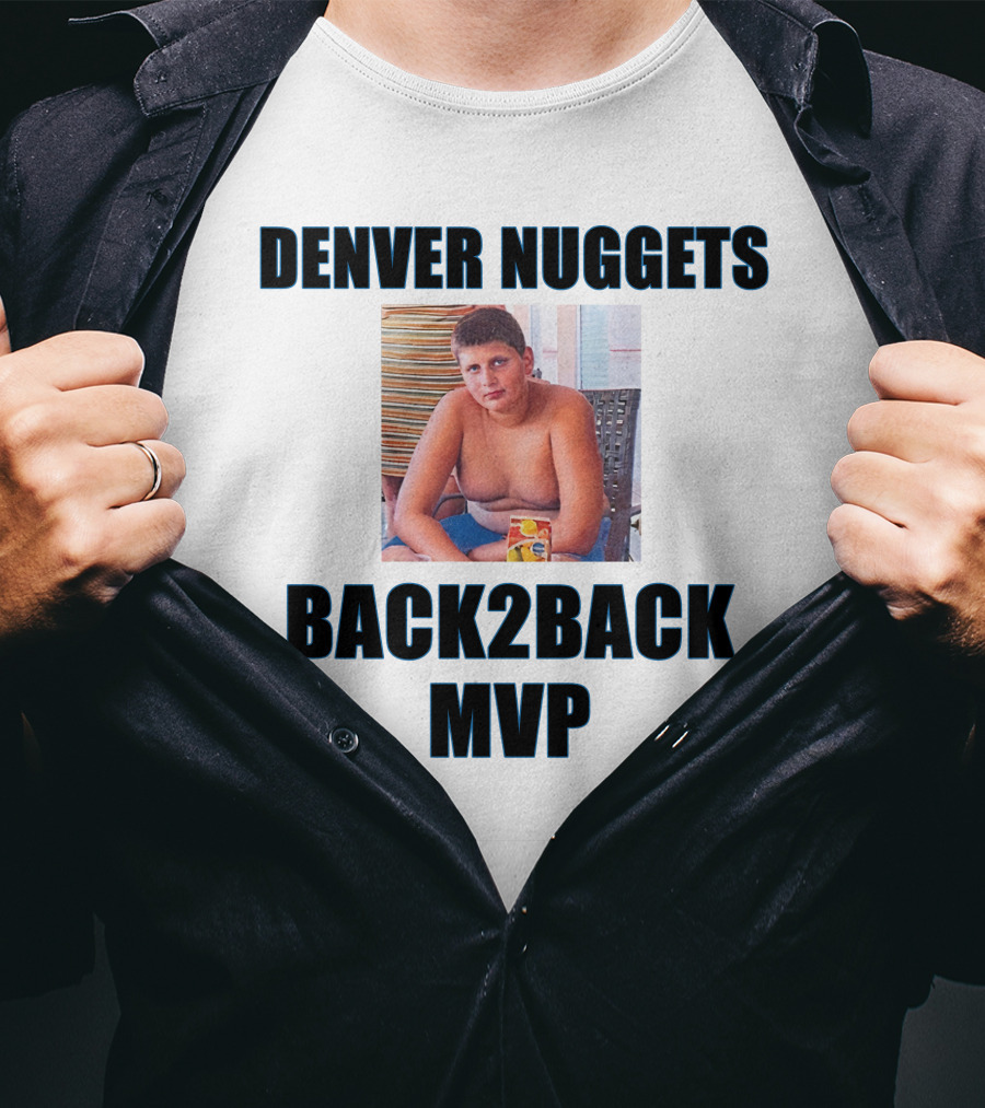 Denver Nuggets Jokic Back2back MVP Fans Only T-Shirt