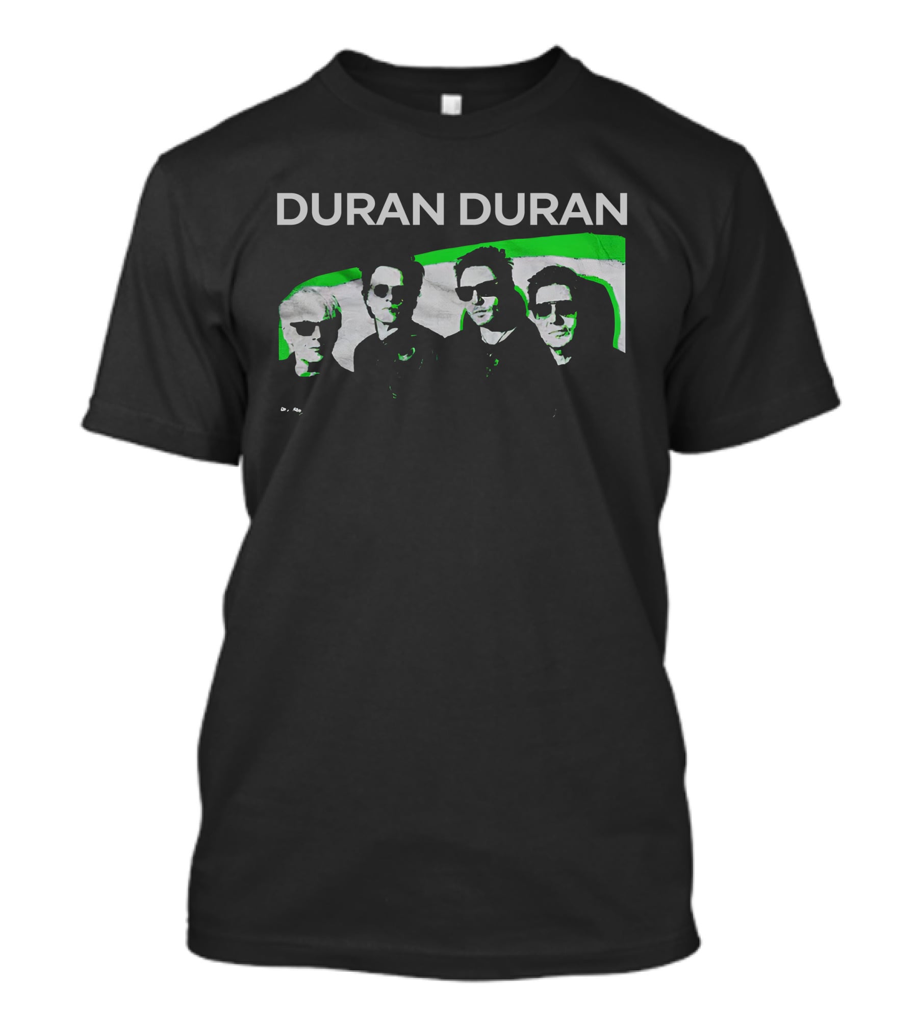 Duran Duran Bandshot Green Image Merch T-Shirt
