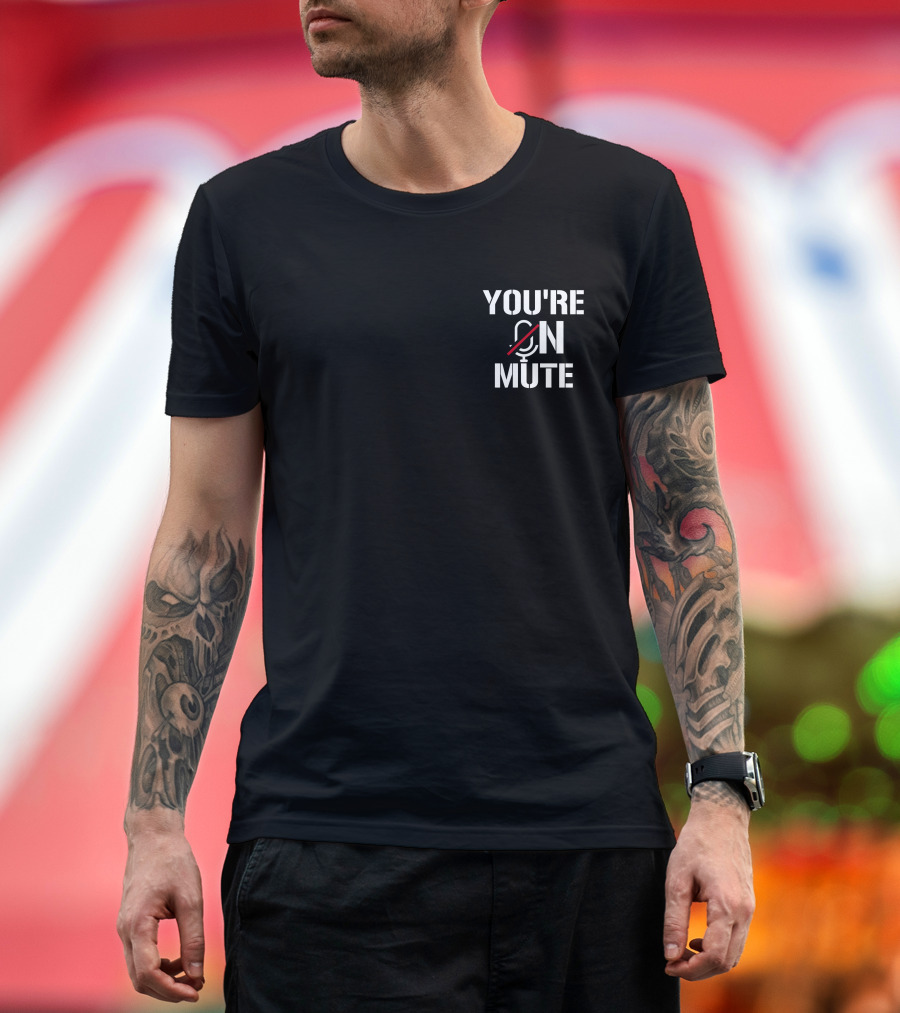 YOU'RE ON MUTE MICROPHONE ICON SHAHNAZ GILL FANDOM T-Shirt