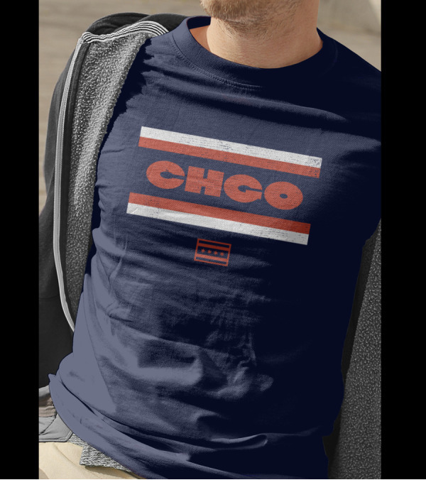 Chgo Locker Merch Chgo Midway Retro Stripe T-Shirt