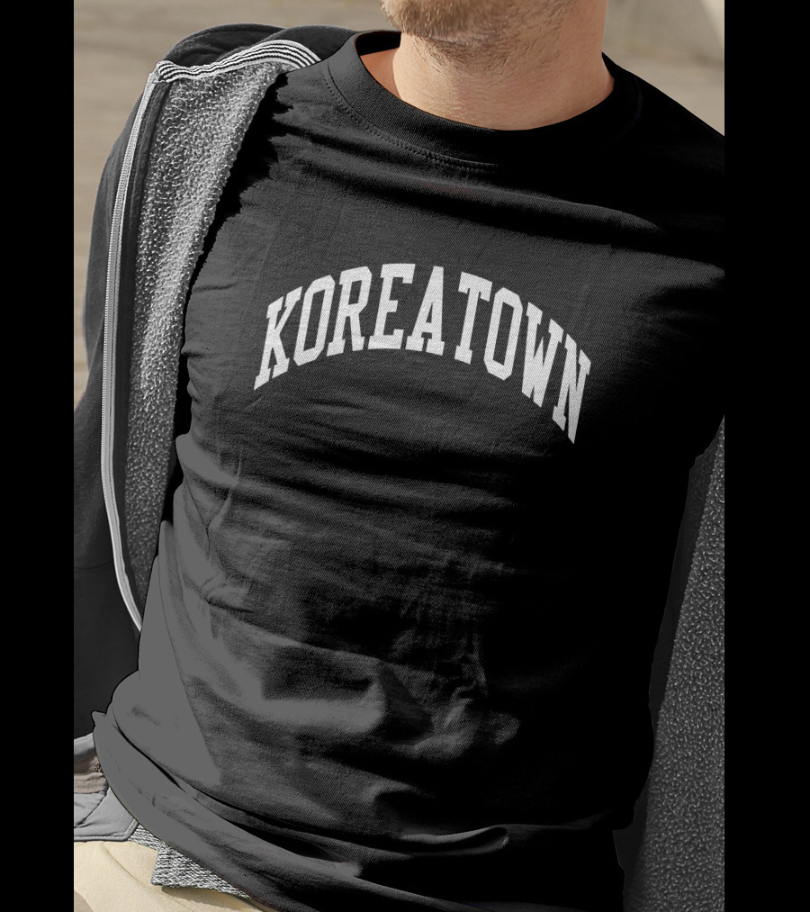 Koreatown Store Koreatown Arch Typography Urban T-Shirt