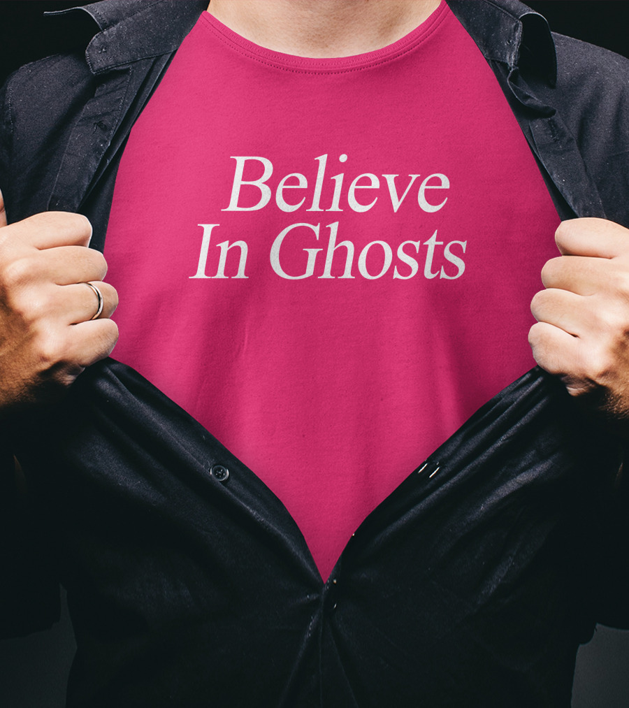 Lonely Ghost Believe In Ghosts T-Shirt