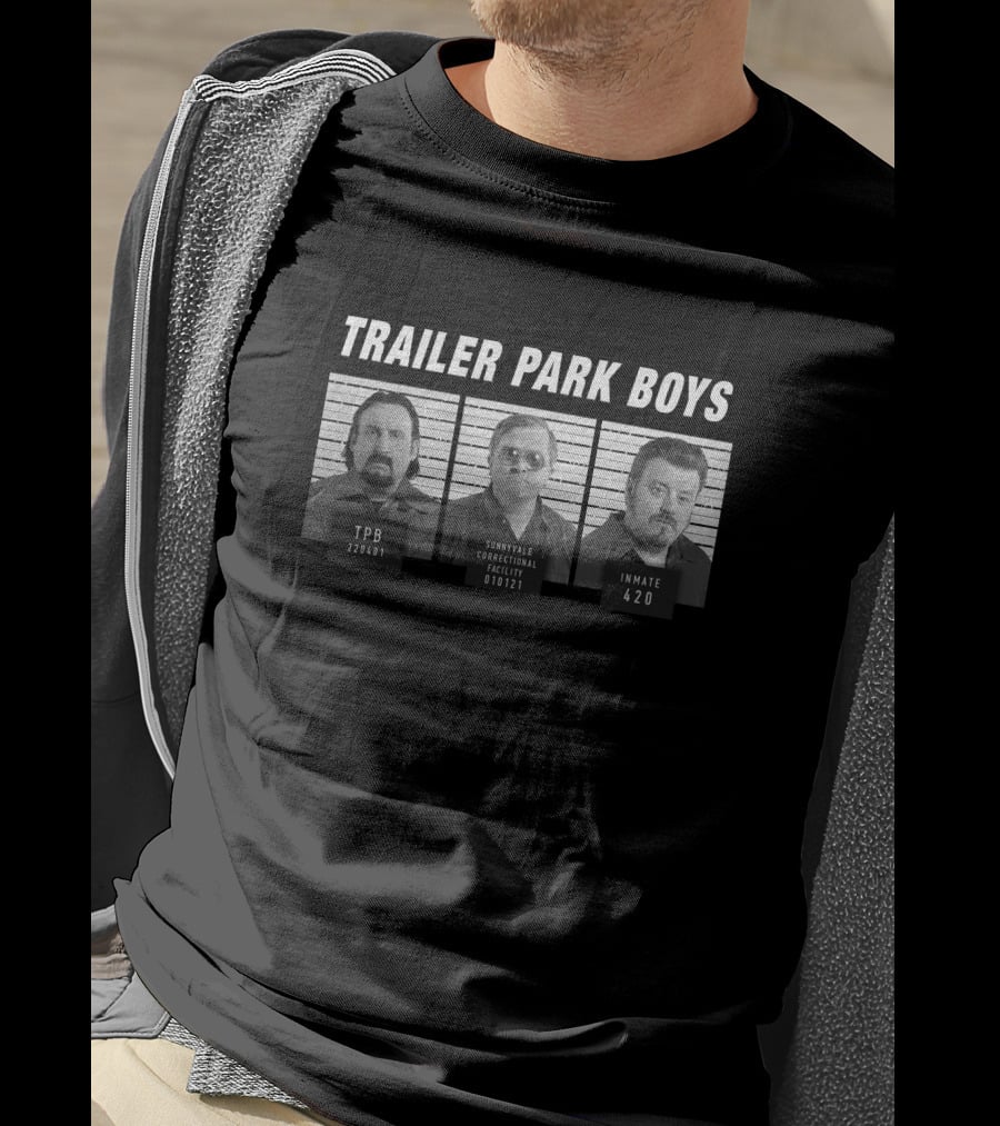 Trailer Park Boys TPB Sunnyvale Correctional Facility Inmate 420 Mugshot T-Shirt