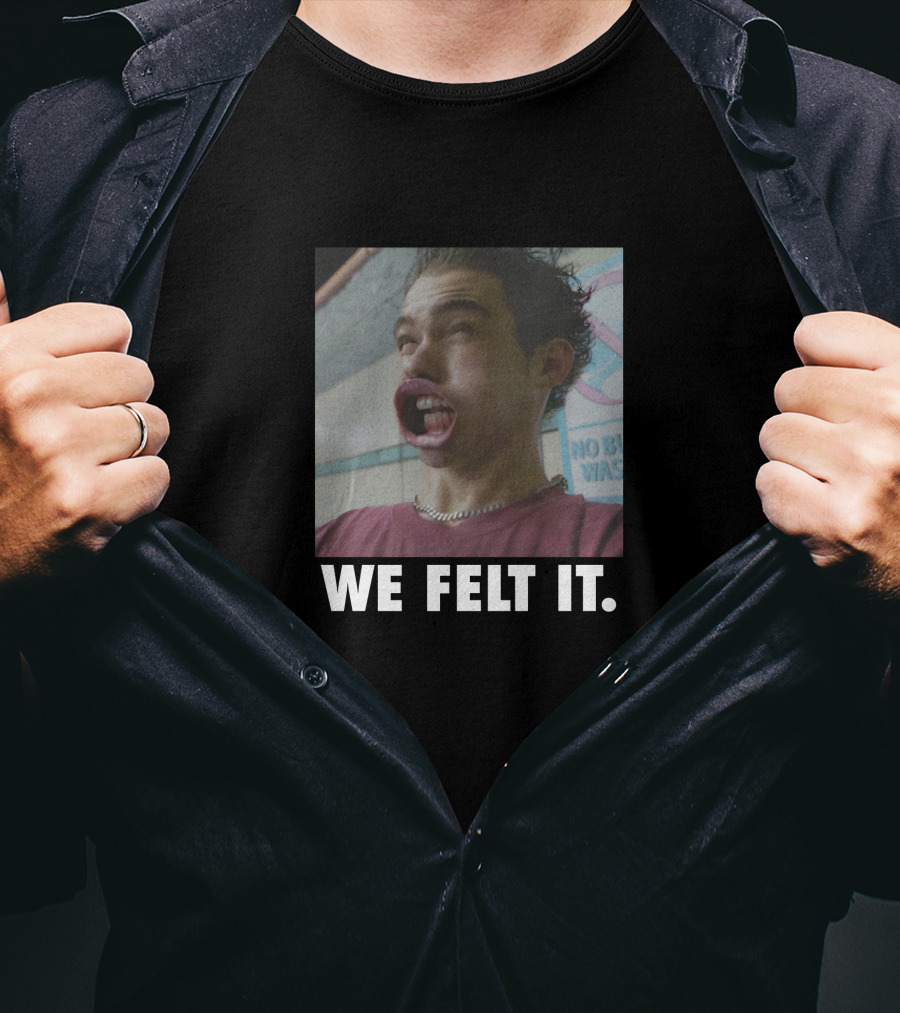 Joshua Bassett Merch We Felt It Funny Face Moment T-Shirt