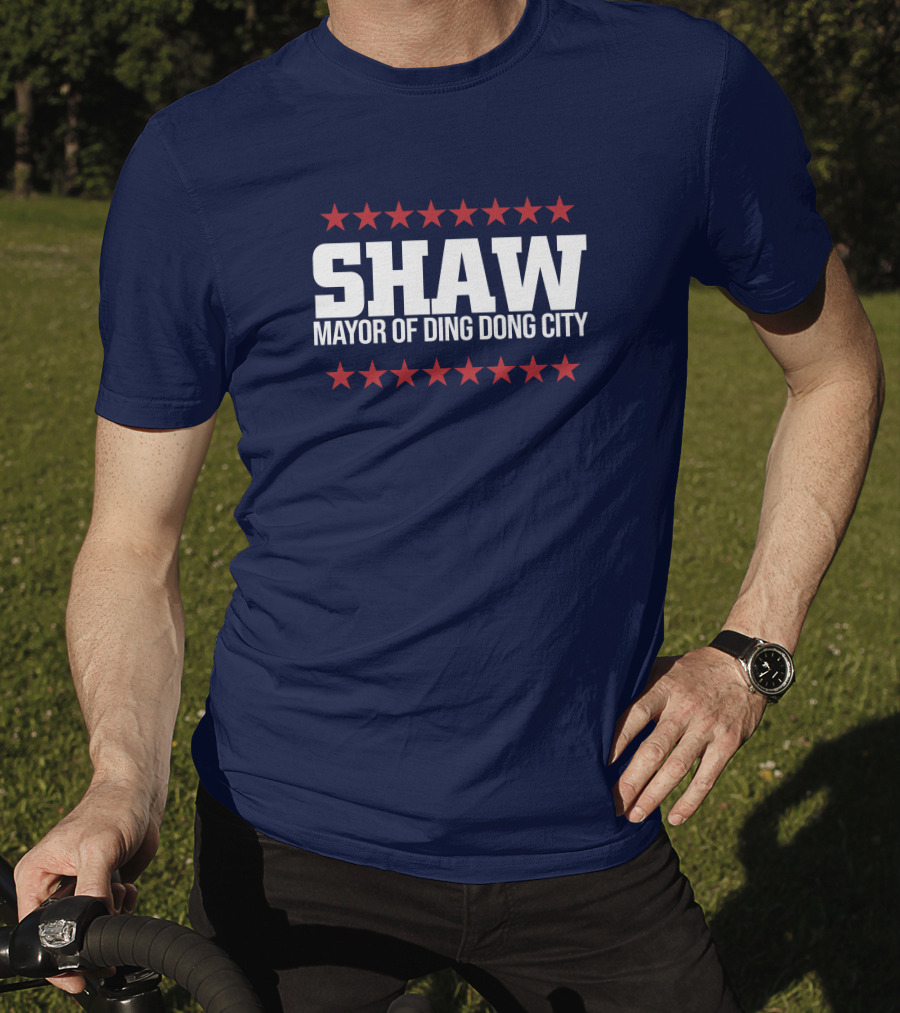 SHAW Mayor Of Ding Dong City Red Stars T-Shirt