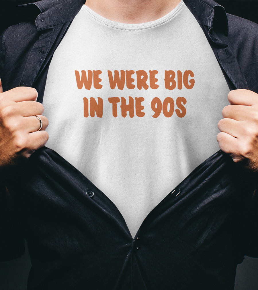 We Were Big In The 90s Govols Nwgavol Retro Nostalgia T-Shirt