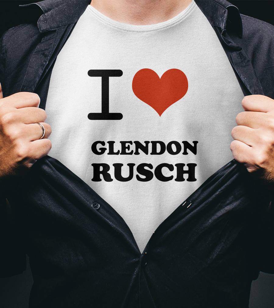 I Heart Glendon Rusch Fan Appreciation T-Shirt