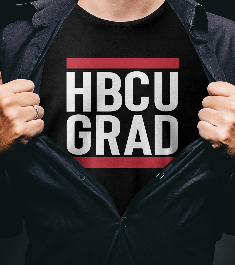 HBCU Grad Merch HBCU Grad Bold White T-Shirt
