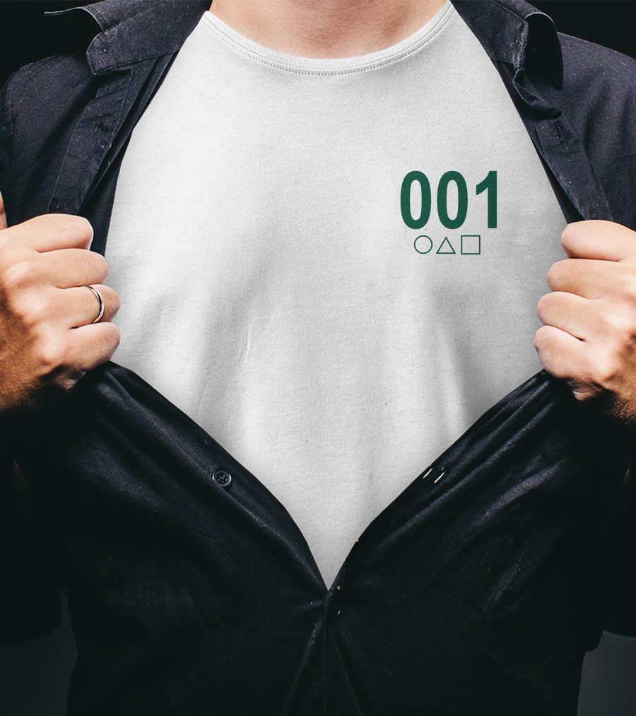 001 Circle Triangle Square Squid Game T-Shirt