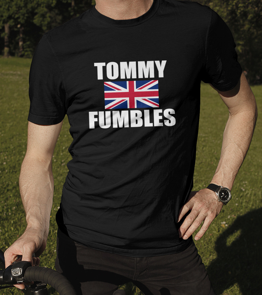 Jake Paul Merch Tommy Fumbles Union Jack Banner T-Shirt