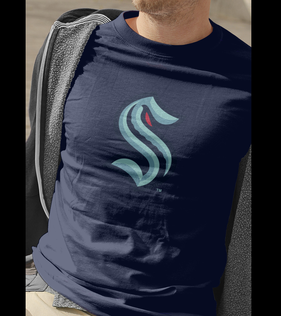 Seattle Kraken Logo Blue And Red S T-Shirt