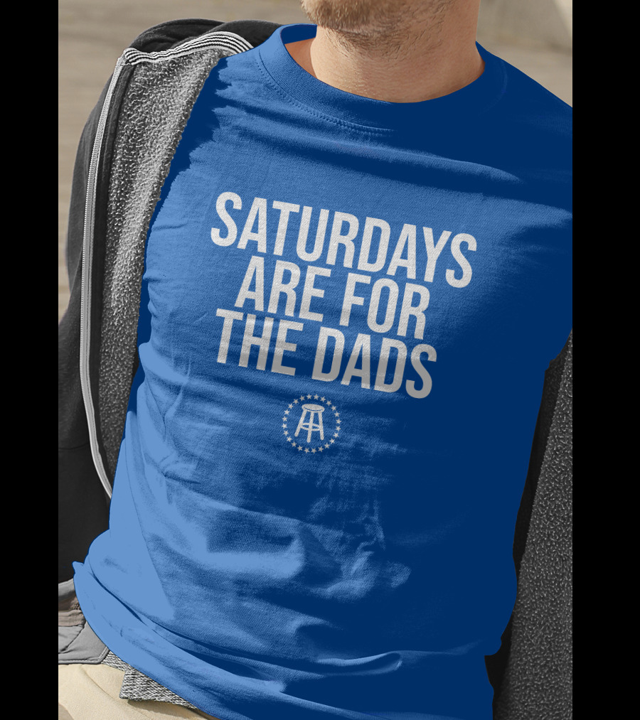 Saturdays Are For The Dads Blue Star T-Shirt