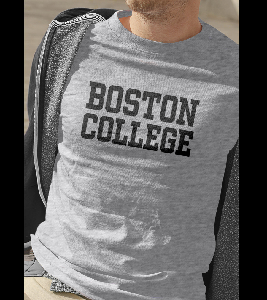 Boston College Dylan O'brien Archive Classic Style Collegiate Look T-Shirt