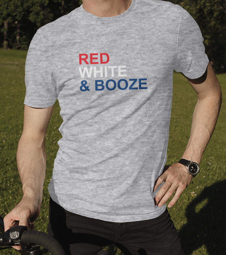 RED WHITE AND BOOZE Tim Young Merch T-Shirt