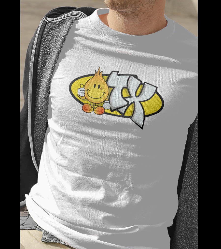 Ohgeesy Merch Geezy Industreetz Orange TX Logo Smiley Face T-Shirt
