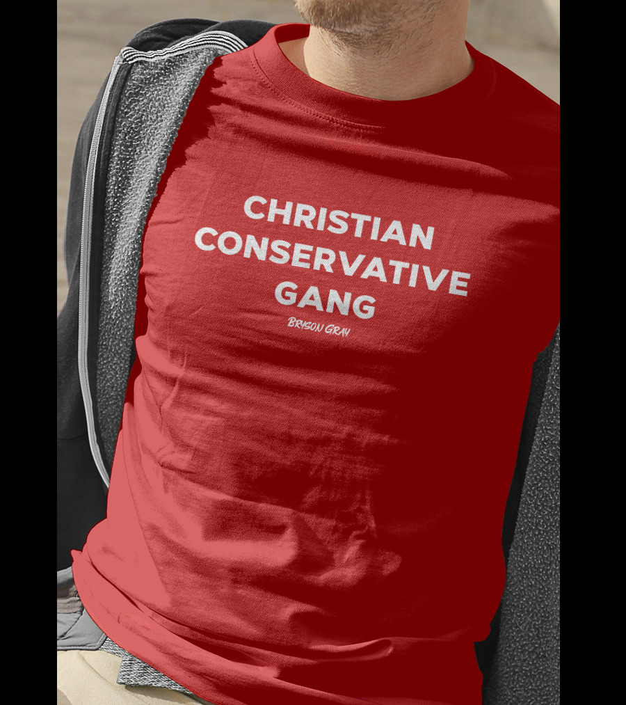 Christian Conservative Gang Bryson Gray T-Shirt