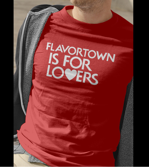 Guy Fieri Flavortown Is For Lovers Heart T-Shirt
